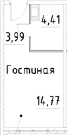 Купить Студию в новостройках на улице проспект Большевиков в Санкт-Петербурге. Вариант № 7596414, 0, площадь -  квм, цена 5009867 рублей