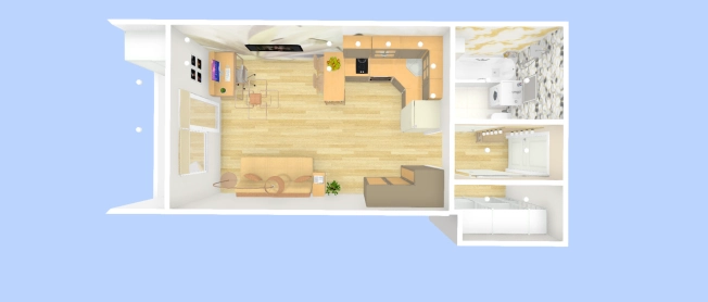 Купить Студию в Кемерове. Вариант № 161605, 7, площадь -  квм, цена 4882240 рублей