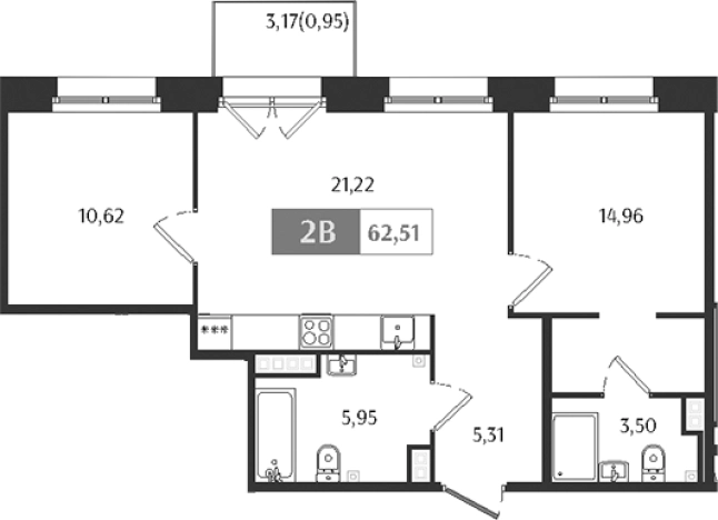 Купить трехкомнатную квартиру в новостройках в ЖК Ranta Residence в Санкт-Петербурге. Вариант № 6054417, 0, площадь -  квм, цена 28442050 рублей