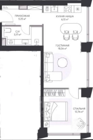 Купить квартиру в Москве. Вариант № 10225446, 27, площадь - квм, цена 38300000 рублей