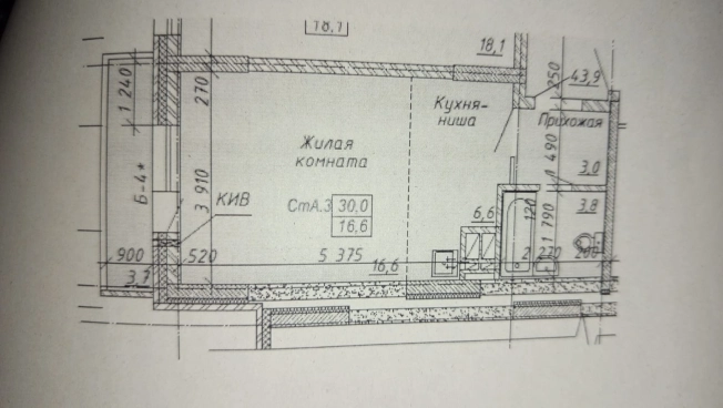 Купить Студию на улице Барханная в Новосибирской области. Вариант № 7763830, 1, площадь -  квм, цена 3500000 рублей