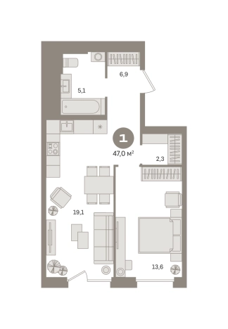 Купить однокомнатную квартиру у метро Домодедовская в Москве. Вариант № 8875089, 0, площадь -  квм, цена 15880000 рублей