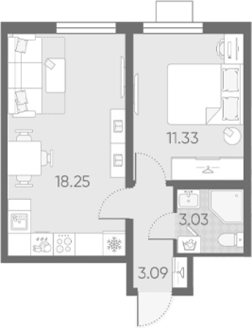 Купить двухкомнатную квартиру в новостройках в ЖК Морская миля в Санкт-Петербурге. Вариант № 6890222, 0, площадь -  квм, цена 9477885 рублей