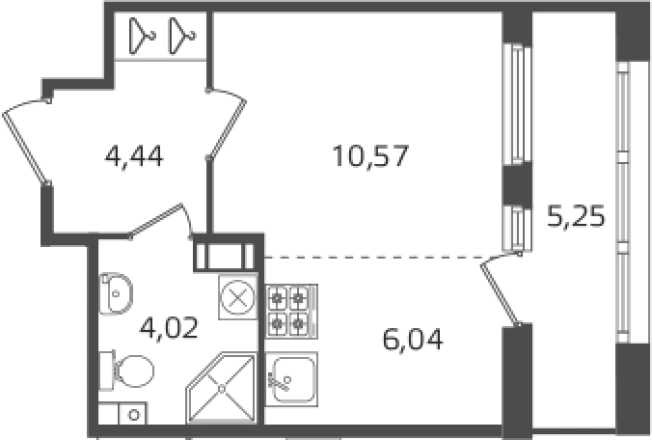 Купить Студию в ЖК Б15 в Санкт-Петербурге. Вариант № 6241838, 0, площадь -  квм, цена 9160578 рублей