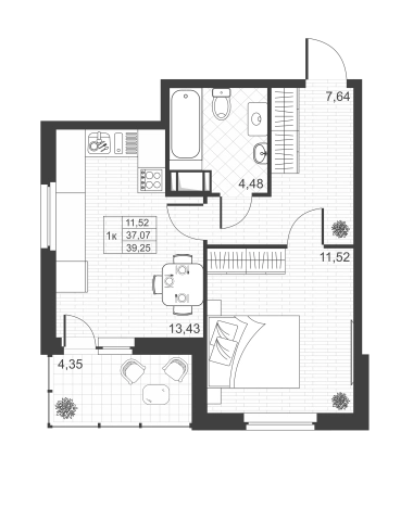 Купить квартиру в новостройках на улице Ново-Антропшинская в Коммунаре. Вариант № 75789, 0, площадь -  квм, цена 5830200 рублей