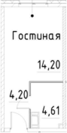 Купить Студию в новостройках на улице проспект Большевиков в Санкт-Петербурге. Вариант № 7596854, 0, площадь -  квм, цена 4975271 рублей