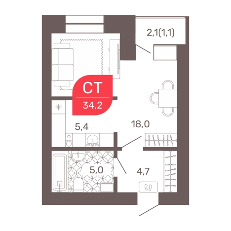 Купить квартиру в новостройках в Чите. Вариант № 9306618, 0, площадь -  квм, цена 5882000 рублей