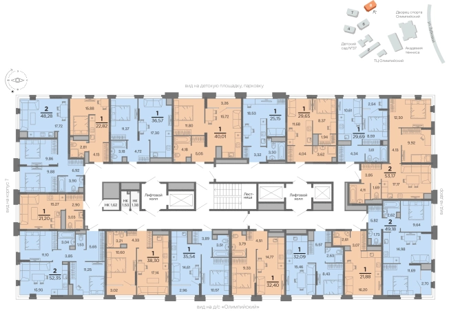 Купить однокомнатную квартиру в новостройках в районе Солотча в Рязани. Вариант № 153784, 1, площадь -  квм, цена 3527425 рублей