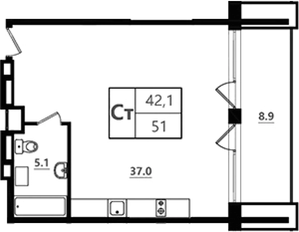 Купить квартиру в новостройках в ЖК Морская Ривьера в Санкт-Петербурге. Вариант № 4043594, 0, площадь -  квм, цена 31428138 рублей