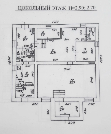 Купить коммерческую недвижимость свободного назначения в Калининграде. Вариант № 5962, 16, площадь -  квм, цена 74490000 рублей