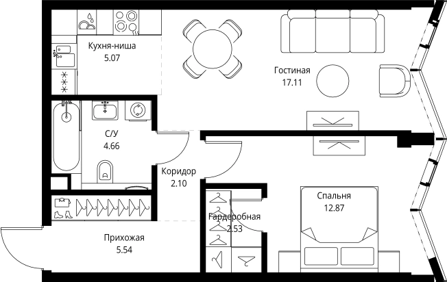 Купить квартиру у метро ВДНХ в Москве. Вариант № 163020, 0, площадь -  квм, цена 31155048.0000 рублей
