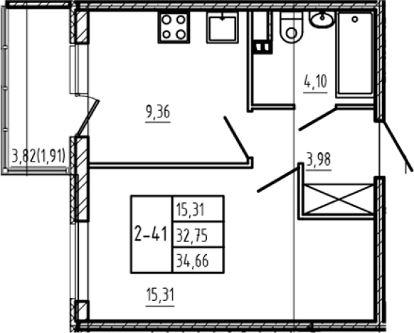 Купить однокомнатную квартиру в Микрорайоне Чёрная Речка, Сертолово в Сертолове. Вариант № 6963831, 0, площадь -  квм, цена 6412100 рублей