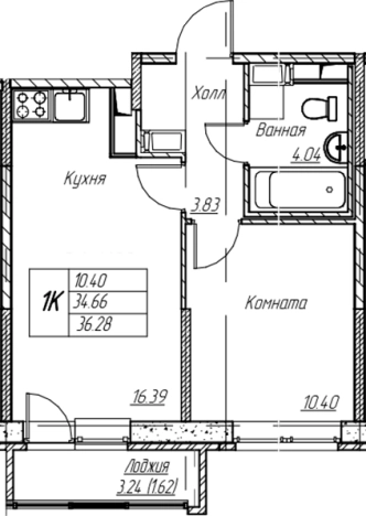 Купить двухкомнатную квартиру в ЖК Юнтолово в Санкт-Петербурге. Вариант № 7835027, 0, площадь -  квм, цена 8462432 рублей