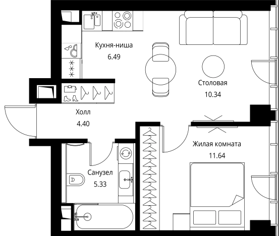 Купить квартиру на улице Волоколамское шоссе в Москве. Вариант № 1398582, 0, площадь - квм, цена 18927909.0000 рублей