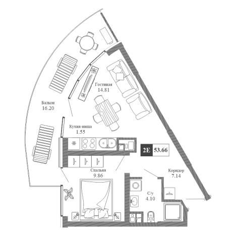 Купить квартиру в новостройках в Республике Крым. Вариант № 157621, 0, площадь -  квм, цена 19116323 рублей