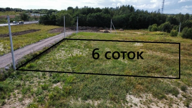 Купить земельный участок у метро Шушары в Санкт-Петербурге. Вариант № 2021301, 0, площадь -  квм, цена 1650000 рублей