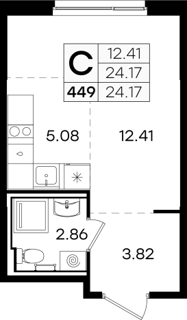 Купить квартиру в ЖК GloraX Новинки в Нижегородской области. Вариант № 137650, 0, площадь -  квм, цена 4229999 рублей