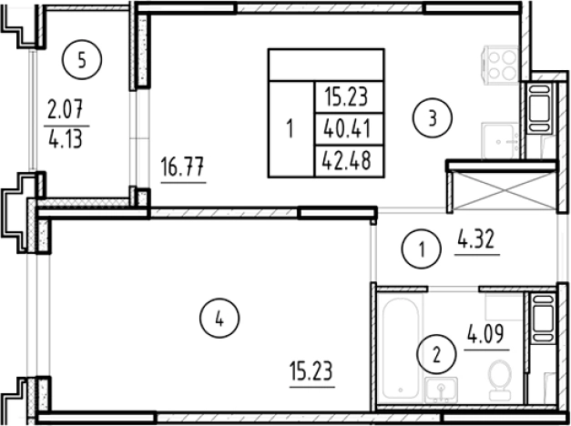 Купить квартиру в новостройках в ЖК Ассамблея в Санкт-Петербурге. Вариант № 8996511, 0, площадь -  квм, цена 18079488 рублей