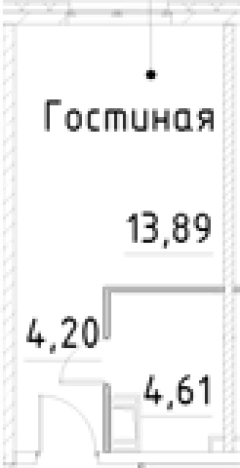 Купить Студию в новостройках на улице проспект Большевиков в Санкт-Петербурге. Вариант № 9327350, 0, площадь -  квм, цена 4946832 рублей