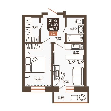 Купить квартиру в ЖК Ермак (Новосибирск) в Новосибирске. Вариант № 8881582, 0, площадь -  квм, цена 5750000 рублей