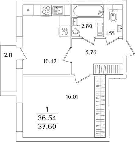 Купить квартиру в новостройках в ЖК Кинопарк в Санкт-Петербурге. Вариант № 6712653, 0, площадь - квм, цена 12770415 рублей