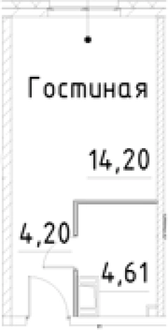 Купить Студию в новостройках на улице проспект Большевиков в Санкт-Петербурге. Вариант № 7596487, 0, площадь -  квм, цена 4994830 рублей