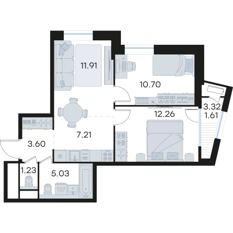 Купить квартиру в ЖК Glorax Черниговская в Нижнем Новгороде. Вариант № 3593162, 0, площадь -  квм, цена 16702701 рублей