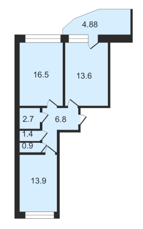 Снять двухкомнатную квартиру на улице Белоконской в Владимире. Вариант № 44066, 25, площадь -  квм, цена 30000 рублей