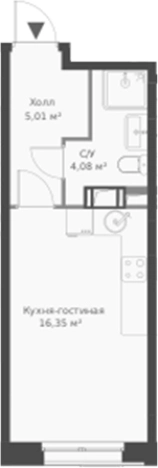 Купить Студию в новостройках в ЖК Veren Nort Сертолово в Сертолове. Вариант № 6058355, 0, площадь -  квм, цена 4122555 рублей