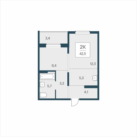 Купить двухкомнатную квартиру в ЖК Цветной Бульвар в Новосибирске. Вариант № 9875205, 0, площадь -  квм, цена 6000000 рублей