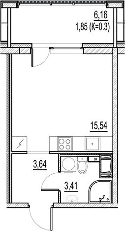 Купить квартиру в новостройках у метро Звёздная в Санкт-Петербурге. Вариант № 6256128, 0, площадь -  квм, цена 4375000 рублей