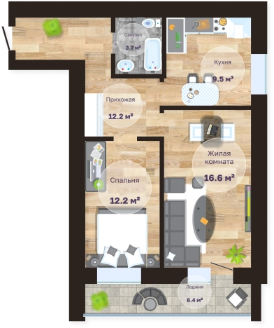 Купить квартиру на улице Кайдаловская в Чите. Вариант № 158565, 0, площадь -  квм, цена 10332000 рублей