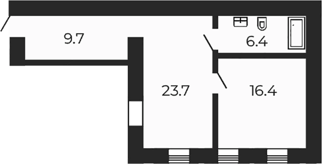 Купить двухкомнатную квартиру у метро Садовая в Санкт-Петербурге. Вариант № 9111620, 0, площадь -  квм, цена 24849954 рублей