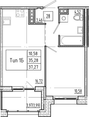 Купить двухкомнатную квартиру в ЖК Ranta Residence в Санкт-Петербурге. Вариант № 6056446, 0, площадь -  квм, цена 17703250 рублей