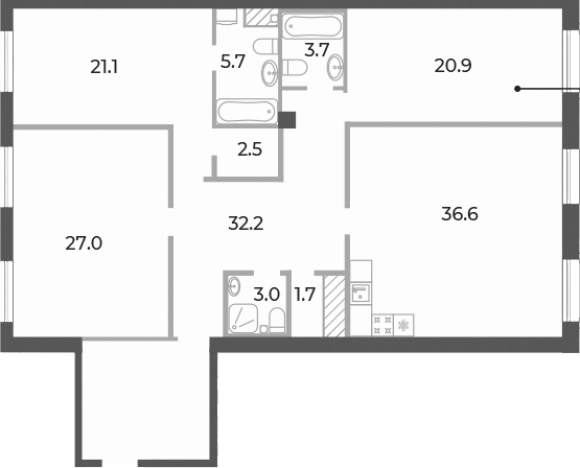 Купить четырехкомнатную квартиру в районе Петроградский в Санкт-Петербурге. Вариант № 5254589, 0, площадь -  квм, цена 81662700 рублей