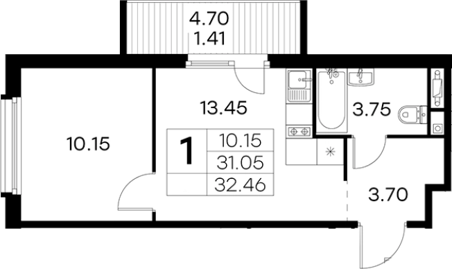 Купить однокомнатную квартиру в новостройках у метро Парнас в Санкт-Петербурге. Вариант № 4807695, 0, площадь -  квм, цена 6809999 рублей