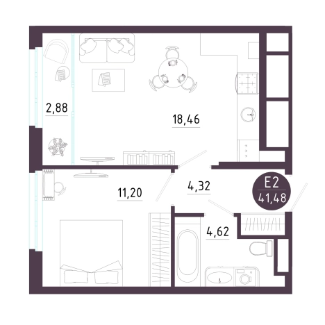 Купить квартиру в новостройках в ЖК "Крылья" в Рязани. Вариант № 124495, 0, площадь -  квм, цена 5557076 рублей