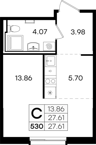 Купить квартиру в ЖК GloraX Новинки в Нижегородской области. Вариант № 137407, 0, площадь -  квм, цена 3969999 рублей