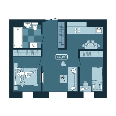 Купить двухкомнатную квартиру в новостройках в ЖК Соболь в Владивостоке. Вариант № 5460171, 0, площадь -  квм, цена 7409500 рублей