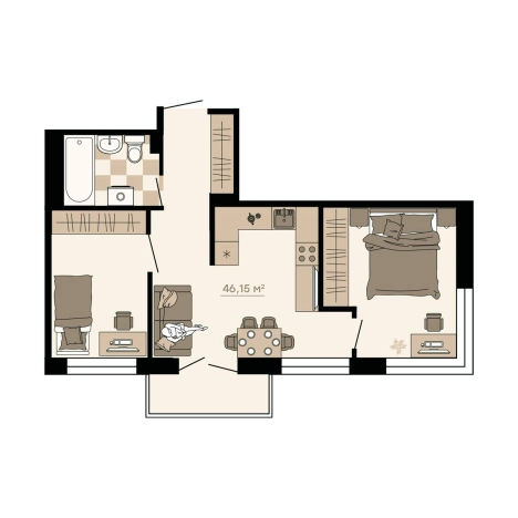 Купить трехкомнатную квартиру в новостройках в Артёме. Вариант № 9869521, 0, площадь -  квм, цена 6876350 рублей