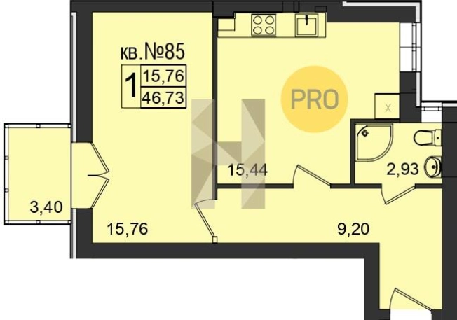 Купить квартиру в новостройках в Светлогорске. Вариант № 101345, 0, площадь -  квм, цена 10422250 рублей