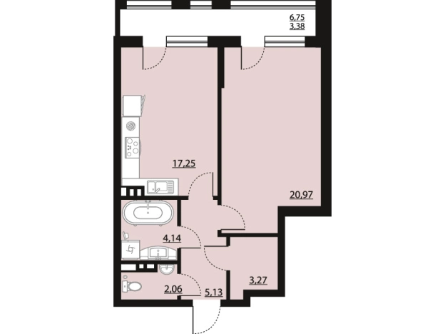 Купить квартиру в новостройках в ЖК Бунин в Воронеже. Вариант № 107094, 0, площадь -  квм, цена 9232536 рублей
