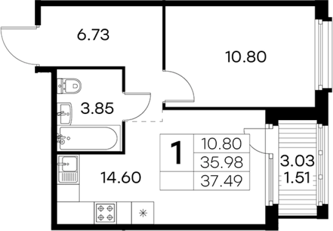 Купить двухкомнатную квартиру в ЖК GloraХ Парголово в Санкт-Петербурге. Вариант № 4807219, 0, площадь -  квм, цена 8489999 рублей