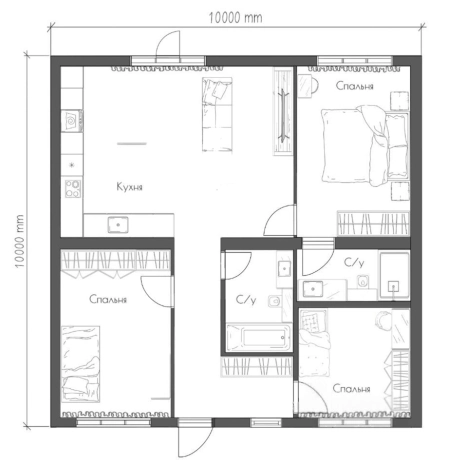 Купить дом в Москве. Вариант № 9447668, 3, площадь -  квм, цена 12500000 рублей