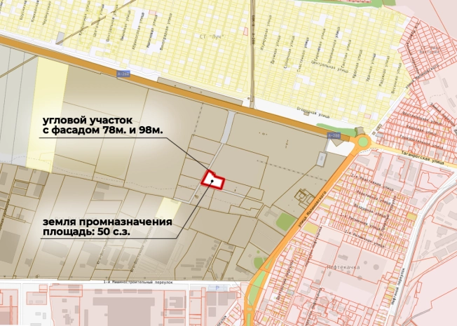 Купить земельный участок в Ростове-на-Дону. Вариант № 351242, 0, площадь -  квм, цена 40000000 рублей