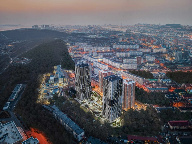 Купить двухкомнатную квартиру в ЖК Тихвинский в Владивостоке. Вариант № 5268772, 9, площадь -  квм, цена 8138300 рублей