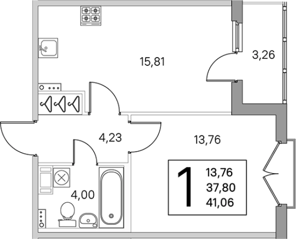 Купить квартиру в новостройках в ЖК Любоград в Стрельне в Санкт-Петербурге. Вариант № 6866151, 0, площадь -  квм, цена 9257220 рублей