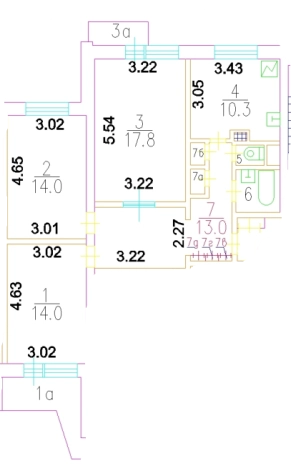 Купить квартиру в ЦАО в Москве. Вариант № 45163, 2, площадь -  квм, цена 37500000.0000 рублей