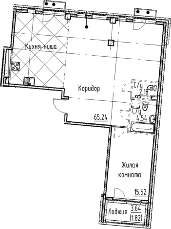Купить квартиру со свободной планировкой в новостройках в Санкт-Петербурге. Вариант № 6830470, 0, площадь -  квм, цена 22199200 рублей