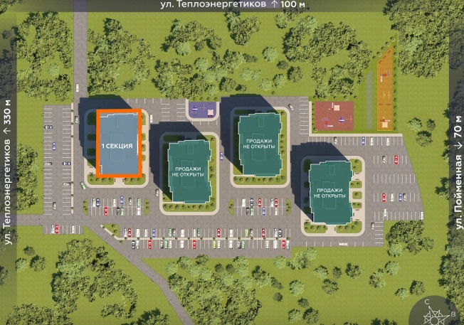 Купить Студию на улице Теплоэнергетиков в Воронеже. Вариант № 631, 18, площадь -  квм, цена 3000000 рублей